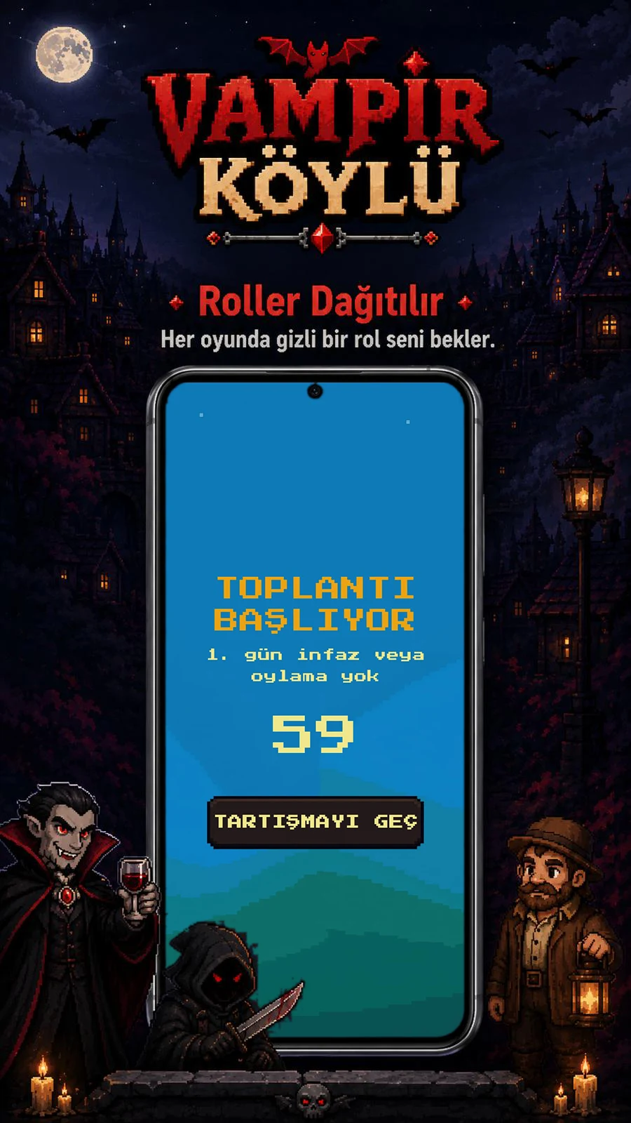 Vampire Village: Roleplay Game screenshot