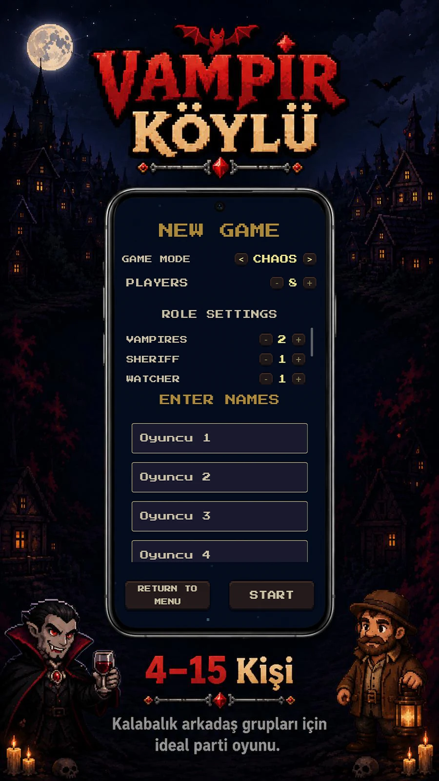 Vampire Village: Roleplay Game screenshot