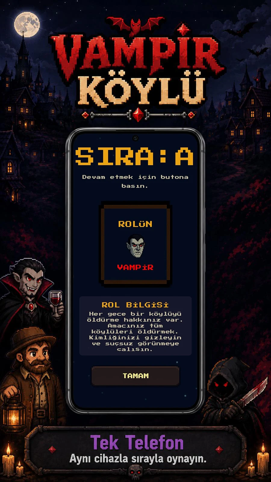 Vampire Village: Roleplay Game screenshot