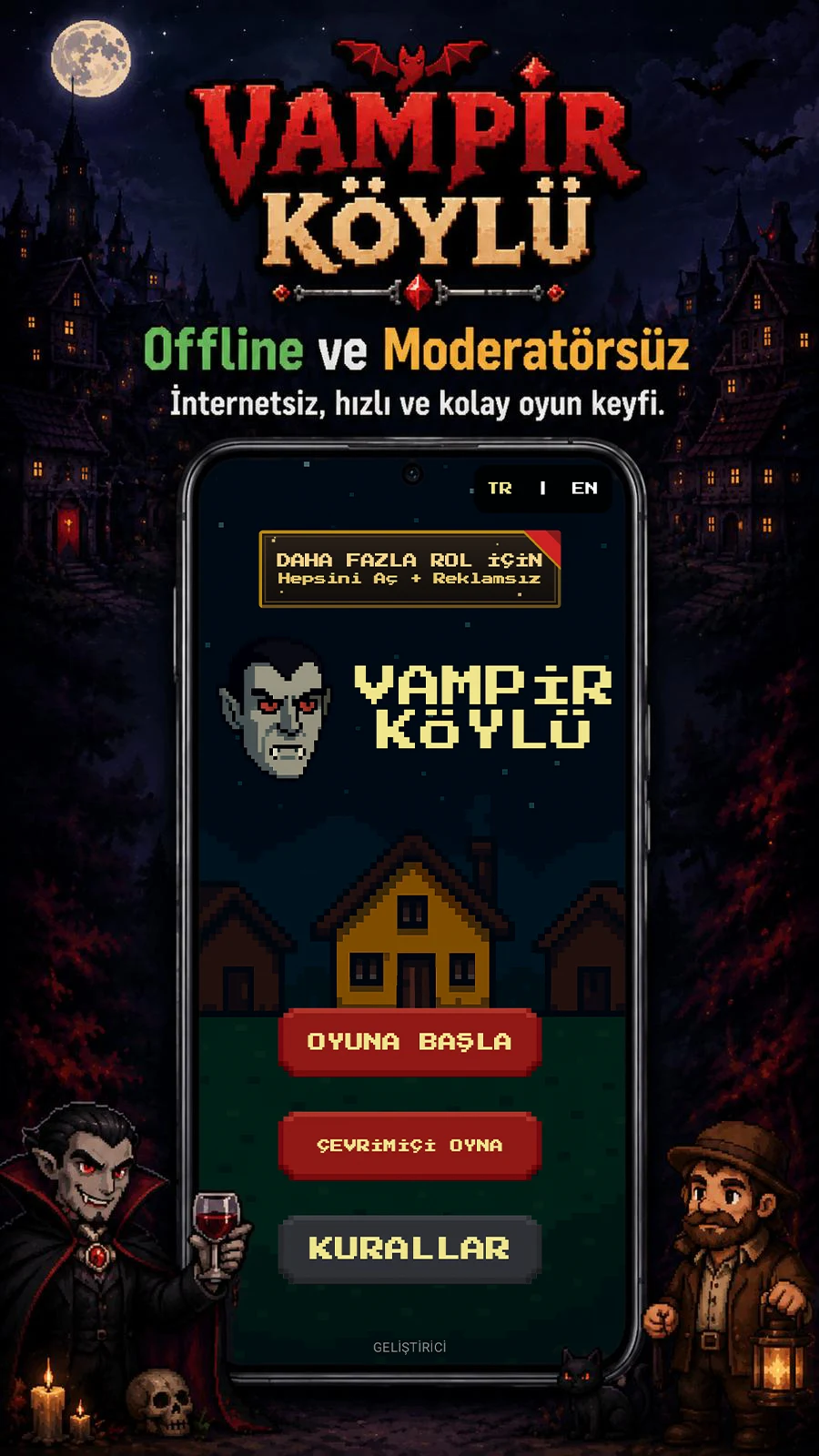 Vampire Village: Roleplay Game screenshot